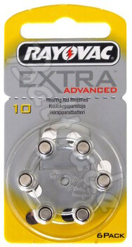 60 x baterie do aparatów słuchowych Rayovac Extra Advanced 10
