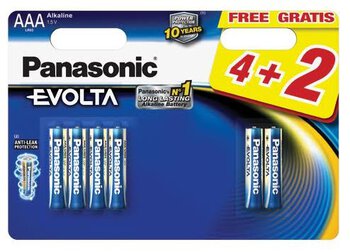 72 x Panasonic Evolta LR03/AAA