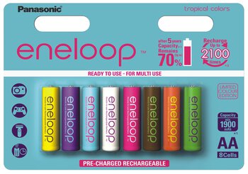 8 x akumulatorki Panasonic Eneloop Tropical R6/AA 2000mAh (blister)