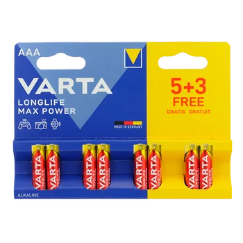 160 x baterie AAA / LR03 Varta Max Power 4703 (Max Tech)