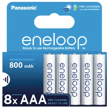 Panasonic Eneloop R03/AAA 800mAh BK-4MCDE/8BE (blister) - 8 sztuk