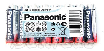 8 x Panasonic Standard Power LR6/AA (taca)