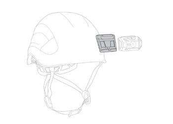 adapter na kask do latarek Petzl E073AB00 adapter na kask do latarek Petzl E073AB00