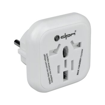 Adapter podróżny Europa DPM biały