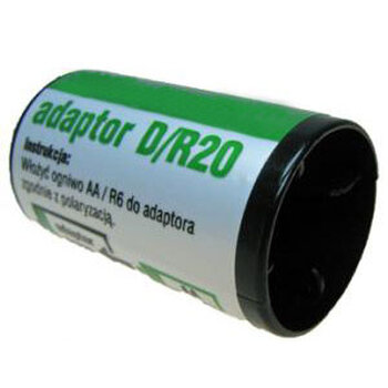 Adapter / przejściówka R20/D (z R6 / AA na R20 / D)