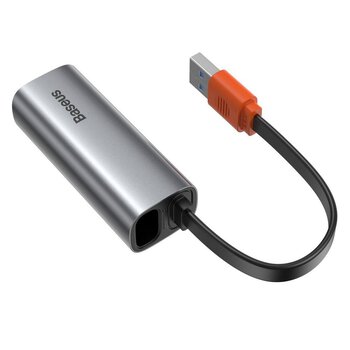 Adapter sieciowy USB 3.0 - LAN RJ45 Gigabit Baseus Steel Cannon CAHUB-AD0G
