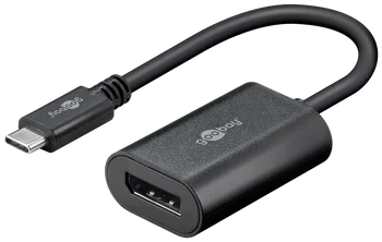 adapter typ C - DisplayPort DP 20cm Goobay 51773 4K 60Hz 3D