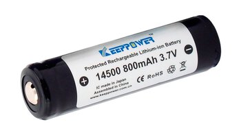 akumulator 14500 Li-ion 800 mAh z zabezpieczeniem Keeppower