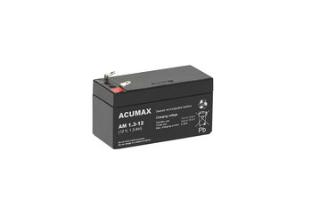 Akumulator ACUMAX serii AM 12V 1,3Ah