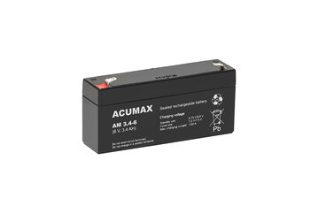 Akumulator ACUMAX serii AM 6V 3,4Ah