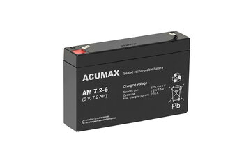 Akumulator ACUMAX serii AM 6V 7,2Ah