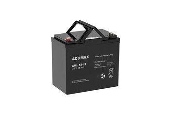 Akumulator ACUMAX serii AML 12V 55Ah