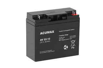 Akumulator ACUMAX serii AV 12V 22 Ah/ C20