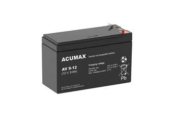 Akumulator ACUMAX serii AV 12V 9Ah T2