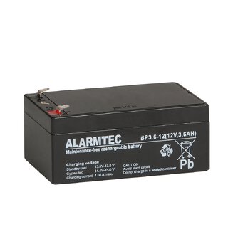 Akumulator ALARMTEC serii BP 12V 3,6Ah
