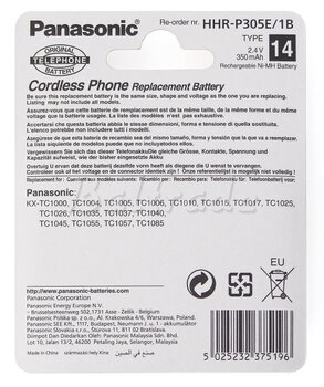 Akumulator do telefonów bezprzewodowych Panasonic P-P305