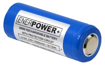 akumulator Enerpower 26650 3,7V 5200mAh z zabezpieczeniem