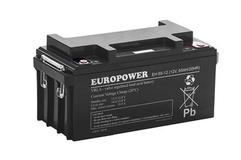 Akumulator EUROPOWER serii EH 12V 65Ah