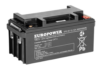 Akumulator EUROPOWER serii EPS 12V 65Ah