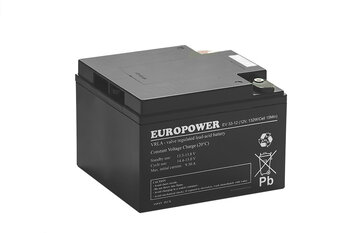 Akumulator EUROPOWER serii EV 12V 31Ah/C10