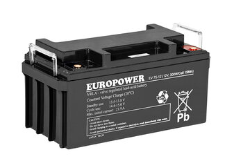 Akumulator EUROPOWER serii EV 12V 73Ah/C10