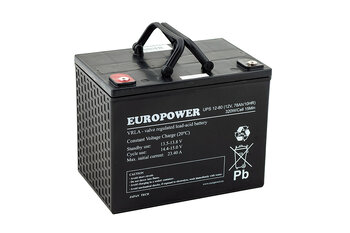 Akumulator EUROPOWER serii UPS 12V 78Ah
