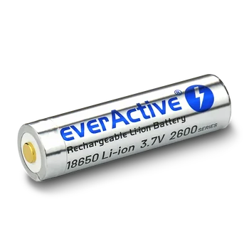 Akumulator everActive 18650 3,7V Li-ion 2600mAh micro USB z zabezpieczeniem BOX