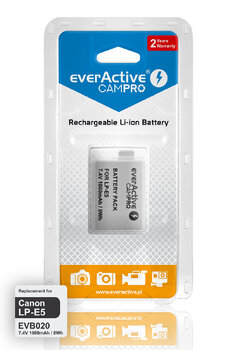 Bateria (akumulator) everActive CamPro - zamiennik do aparatu fotograficznego Canon LP-E5