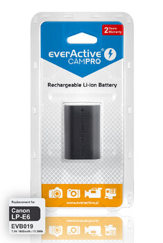 Bateria (akumulator) everActive CamPro - zamiennik do aparatu fotograficznego Canon LP-E6