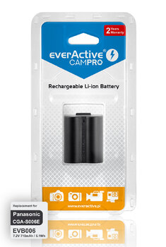 Bateria (akumulator) everActive CamPro - zamiennik do aparatu fotograficznego Panasonic CGA-S006