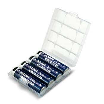 Akumulator Xtar R6 / AA 1,5V Li-ion 2450mAh z zabezpieczeniem z portem USB-C - 4 sztuki