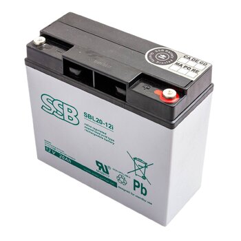 akumulator żelowy AGM SSB SBL 20-12i 12V 20Ah M5 akumulator żelowy AGM SSB SBL 20-12i 12V 20Ah M5