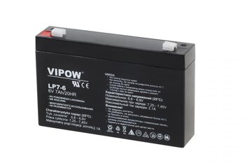 akumulator żelowy AGM Vipow 6V 7Ah