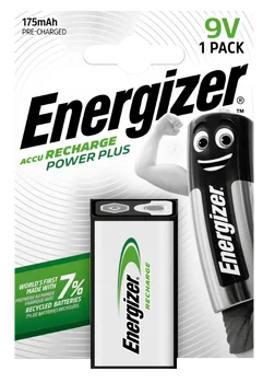 akumulatorek Energizer 6F22 9V Ni-MH 175mAh  8,4V