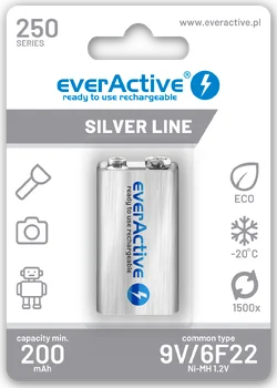 akumulatorek everActive 6F22/9V Ni-MH 250 mAh ready to use