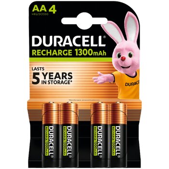 Akumulatorki Duracell Recharge R6/AA 1300 mAh (blister) - 4 sztuki Akumulatorki Duracell Recharge R6/AA 1300 mAh (blister) - 4 sztuki