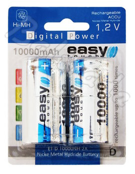 akumulatorki Easy Touch R20 D Ni-MH 10000mAh