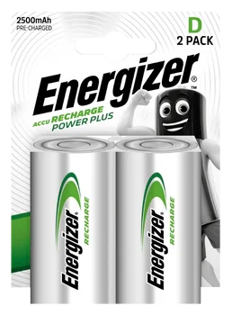 Akumulatorki Energizer R20 D Ni-MH 2500mAh - 2 sztuki