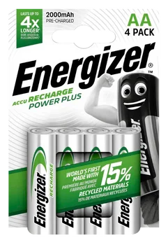 Akumulatorki Energizer R6/AA Ni-MH 2000mAh - 4 sztuki
