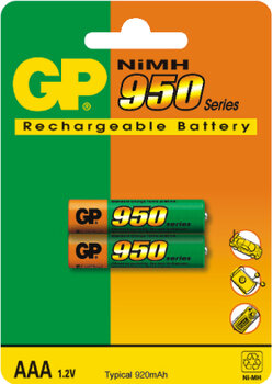 akumulatorki GP R03 AAA Ni-MH 950