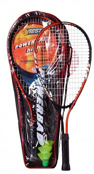 Aluminiowy zestaw do gry w badmintona z lotkami w torbie Best Sporting 841180
