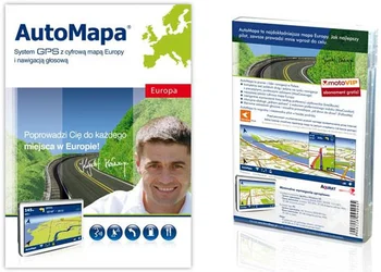 AutoMapa Europa + Polska XL BOX z roczną aktualizacją
