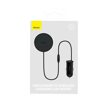 Baseus C40141000111-01 magnetyczny uchwyt samochodowy z ładowarką indukcyjną MagSafe 15W + USB 25W do iPhone