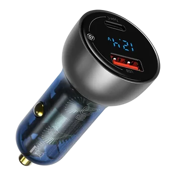 Baseus CCKX-C0A 65W szybka ładowarka samochodowa z gniazdem USB QC3.0 oraz USB-C PD 3.0 PPS