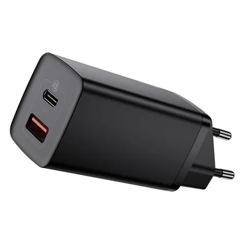 Baseus GaN2 Lite CCGAN2L-B01 65W szybka ładowarka sieciowa z gniazdem USB-C PD 3.0 oraz USB QC4.0