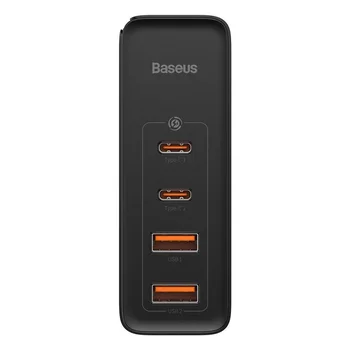Baseus GaN2 Pro CCGAN2P-L01 100W szybka ładowarka sieciowa z 2 gniazdami USB-C PPS PD 3.0 oraz 2 gniazdami USB