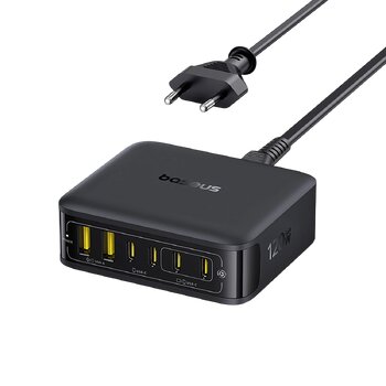 Baseus EnerFill FH21 E0120T00 120W szybka ładowarka sieciowa z 4 gniazdami USB-C PD oraz 2 gniazdami USB
