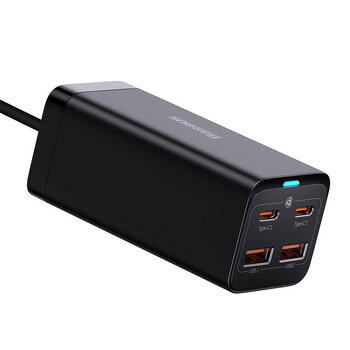 Baseus GaN3 Pro CCGP000101 100W szybka ładowarka sieciowa z 2 gniazdami USB-C PD oraz 2 gniazdami USB