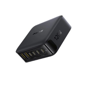 Baseus EnerFill FH21 E0120T00 120W szybka ładowarka sieciowa z 4 gniazdami USB-C PD oraz 2 gniazdami USB