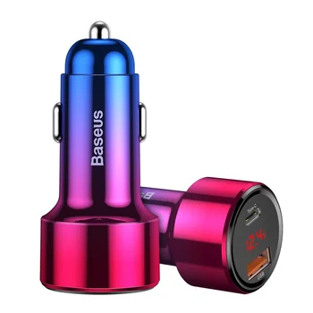 Baseus Magic PPS BS-C20C CCMLC20C-09 45W szybka ładowarka samochodowa z gniazdem USB QC3.0 oraz USB-C PD 3.0